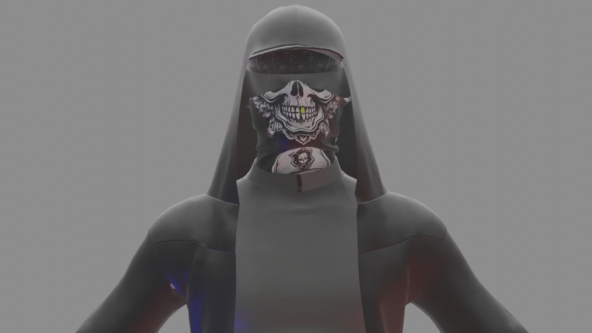 GHOST Low-poly 3D model_9