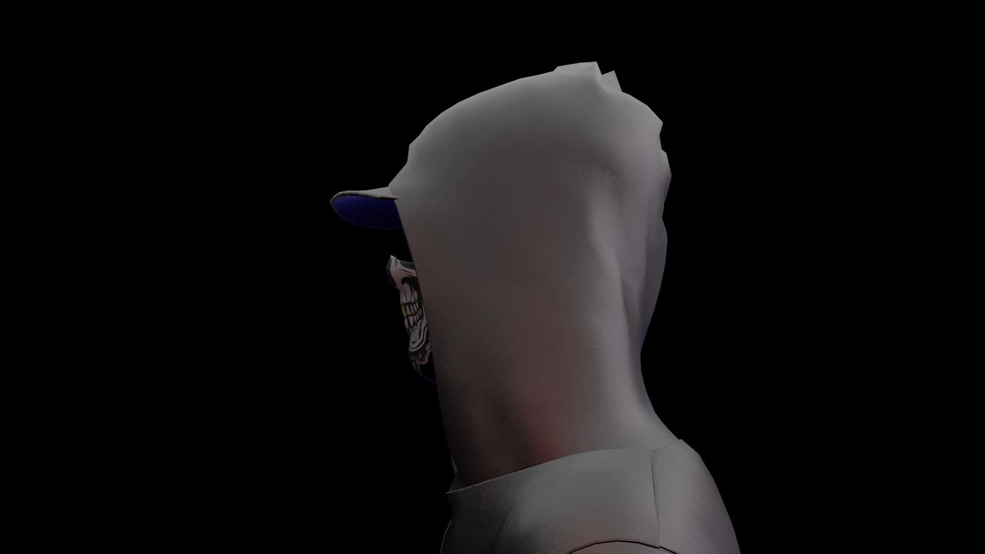 GHOST Low-poly 3D model_11