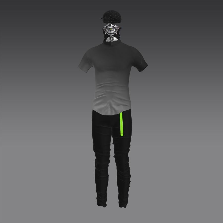 GHOST Low-poly 3D model_17