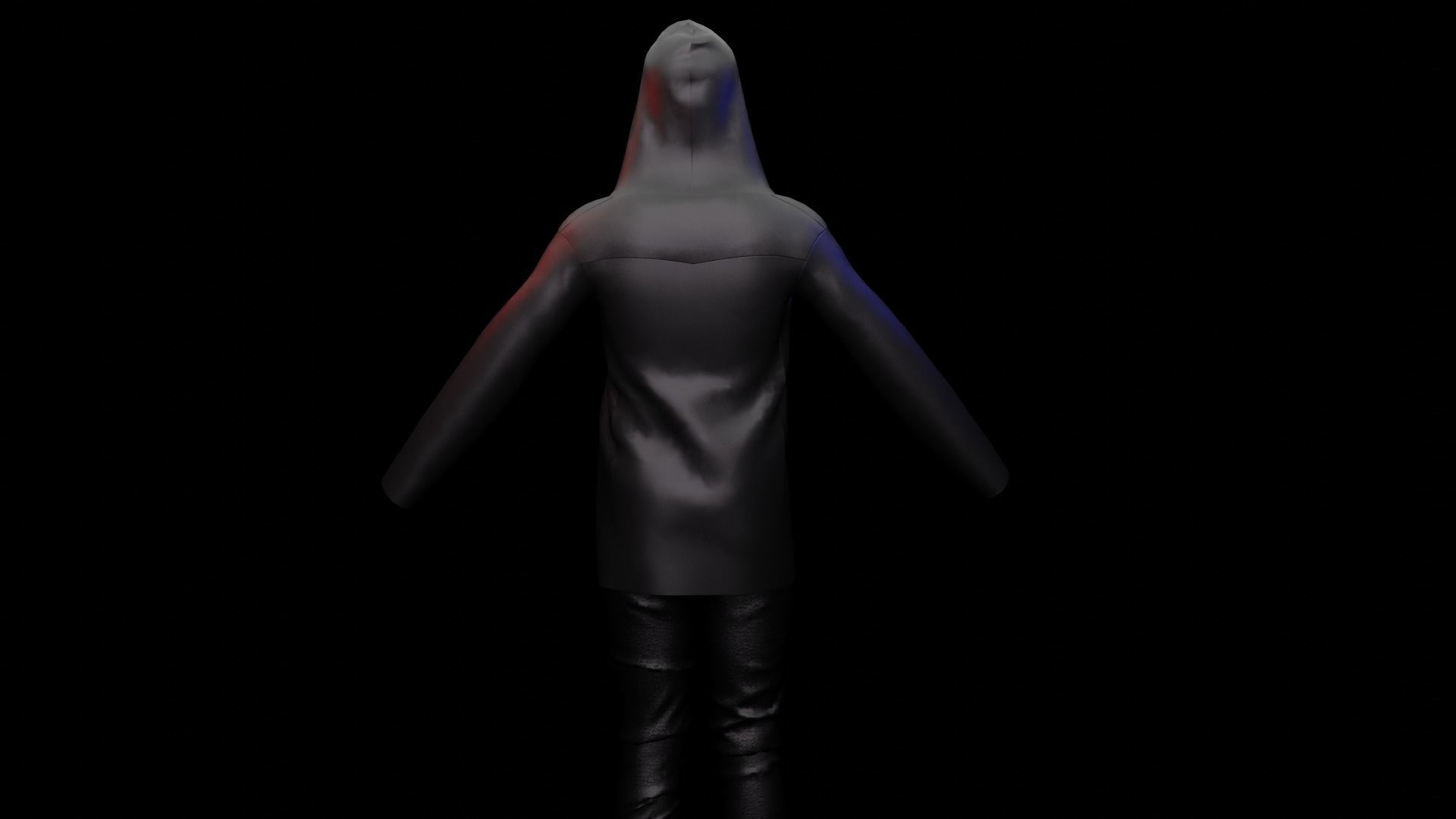 GHOST Low-poly 3D model_1