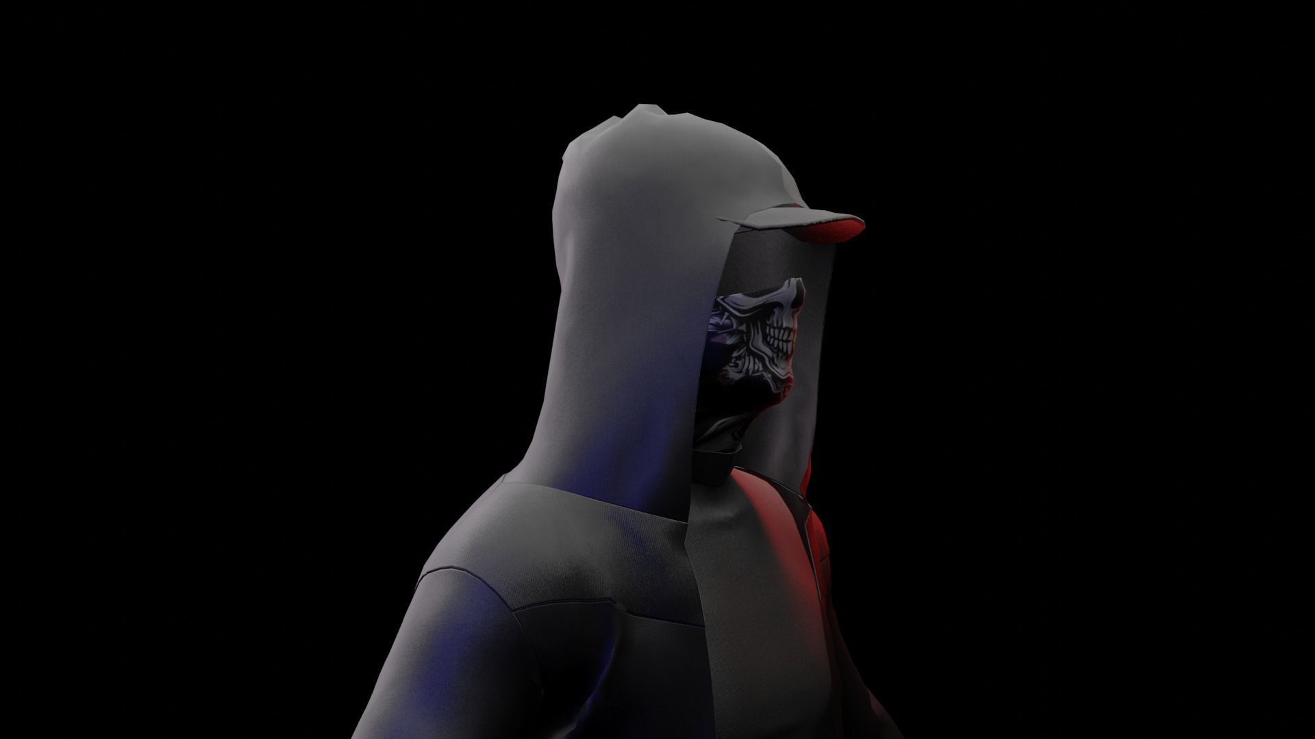 GHOST Low-poly 3D model_14