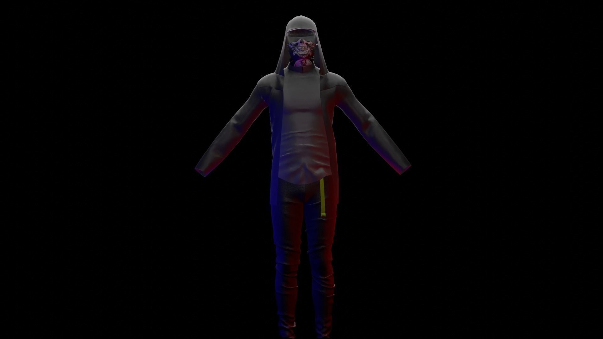 GHOST Low-poly 3D model_4