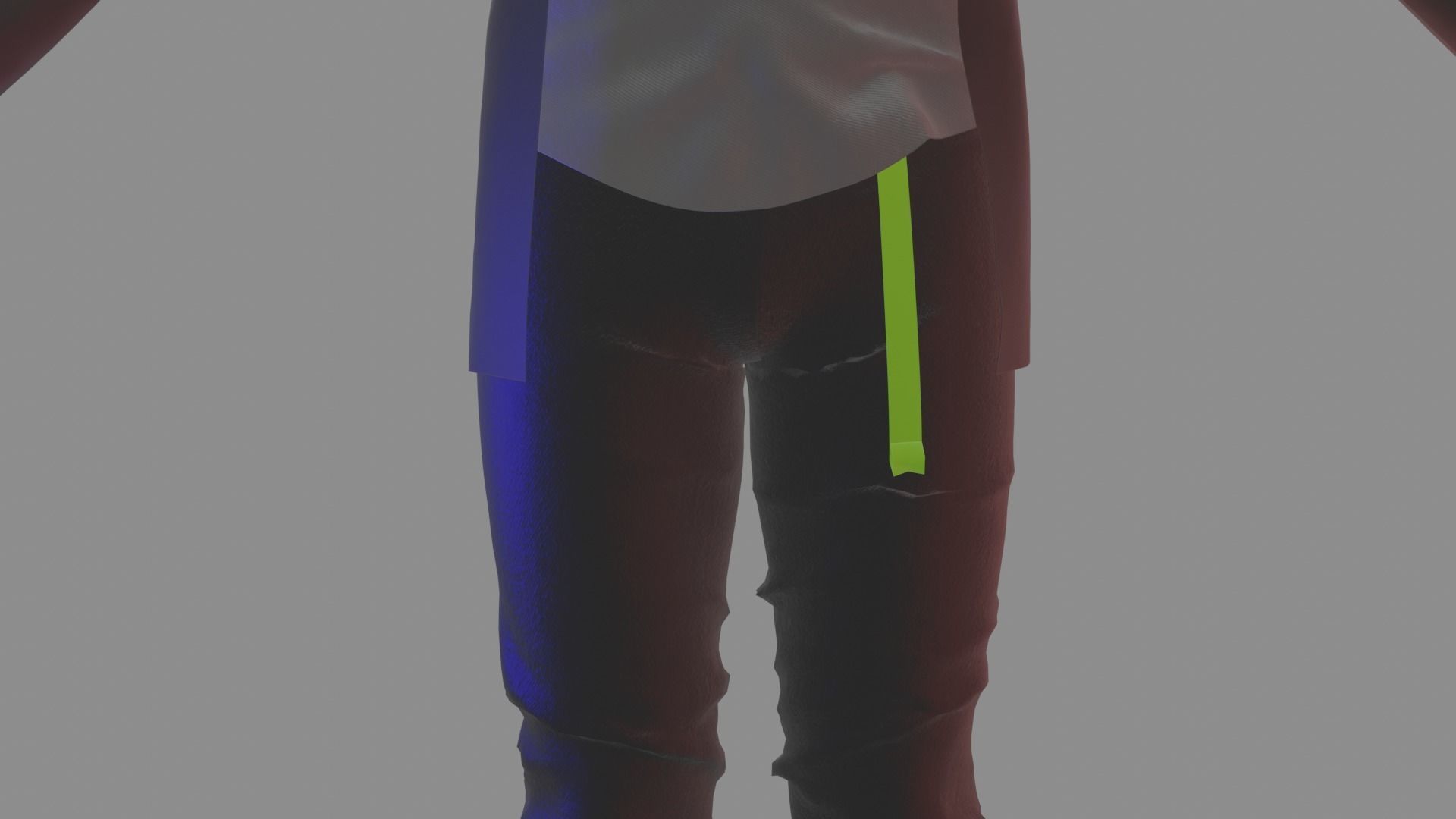 GHOST Low-poly 3D model_13