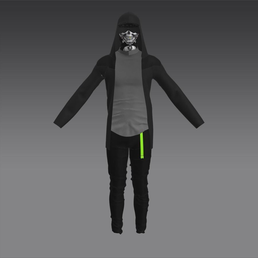 GHOST Low-poly 3D model_18