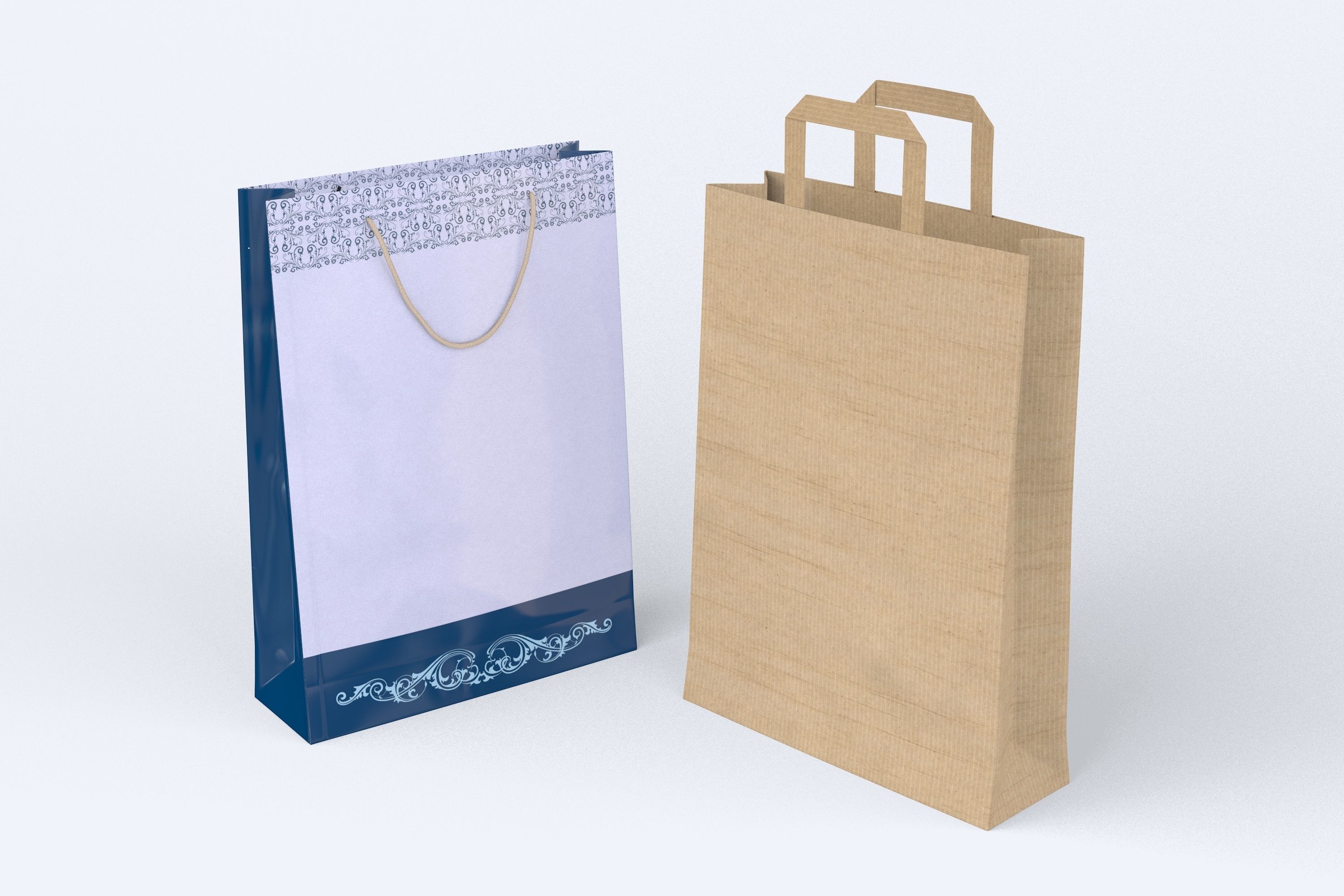 Paper Bags 3D model_3