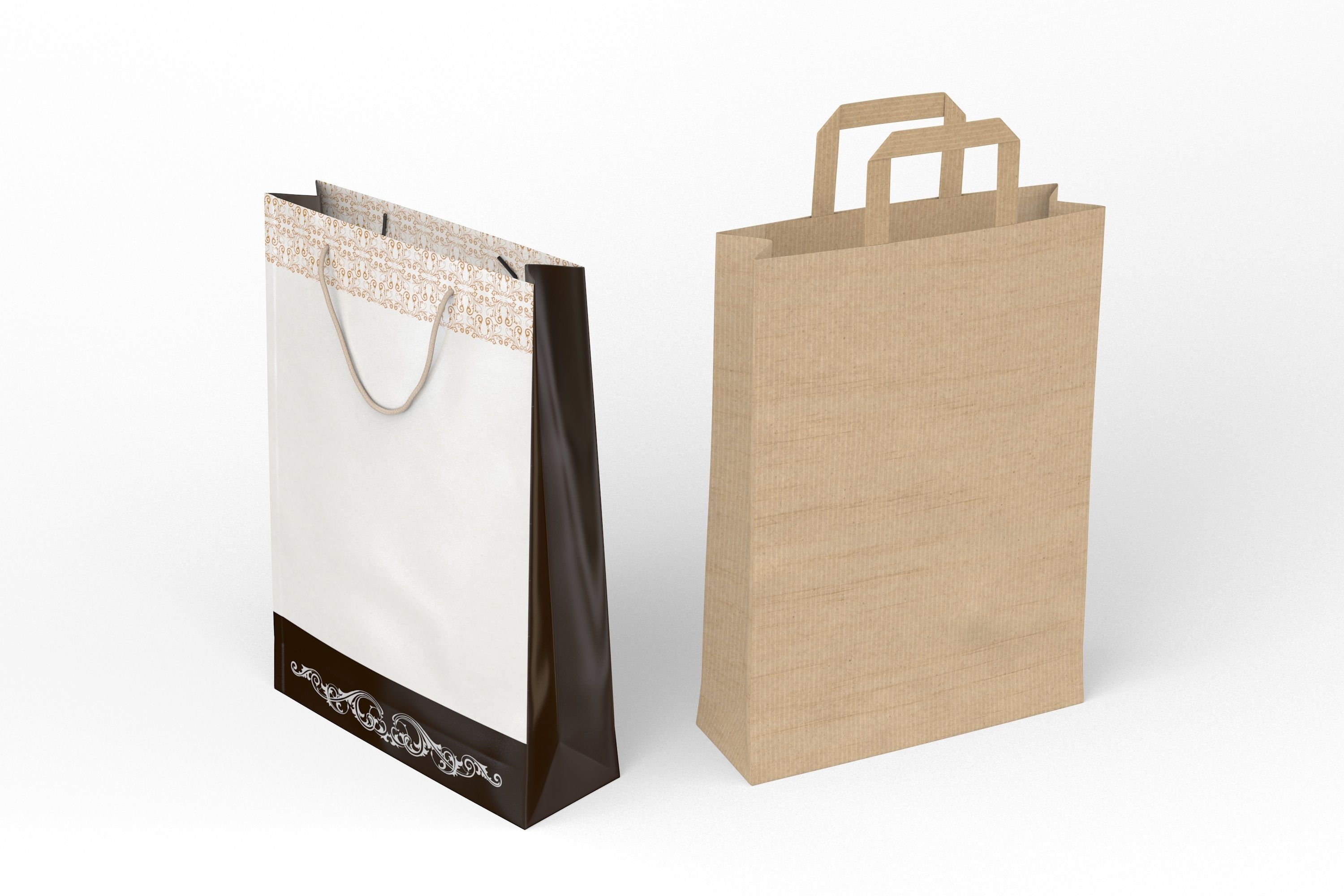 Paper Bags 3D model_1