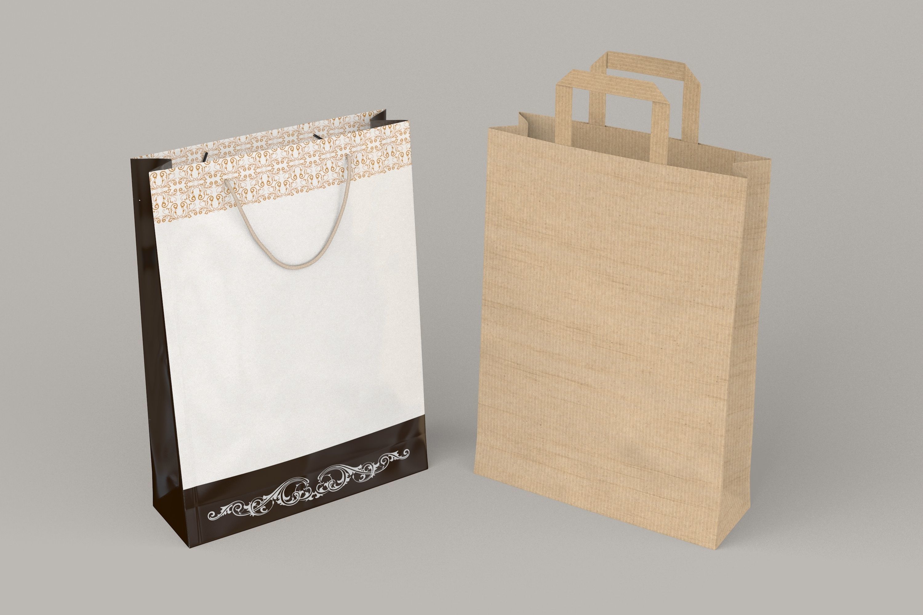 Paper Bags 3D model_2