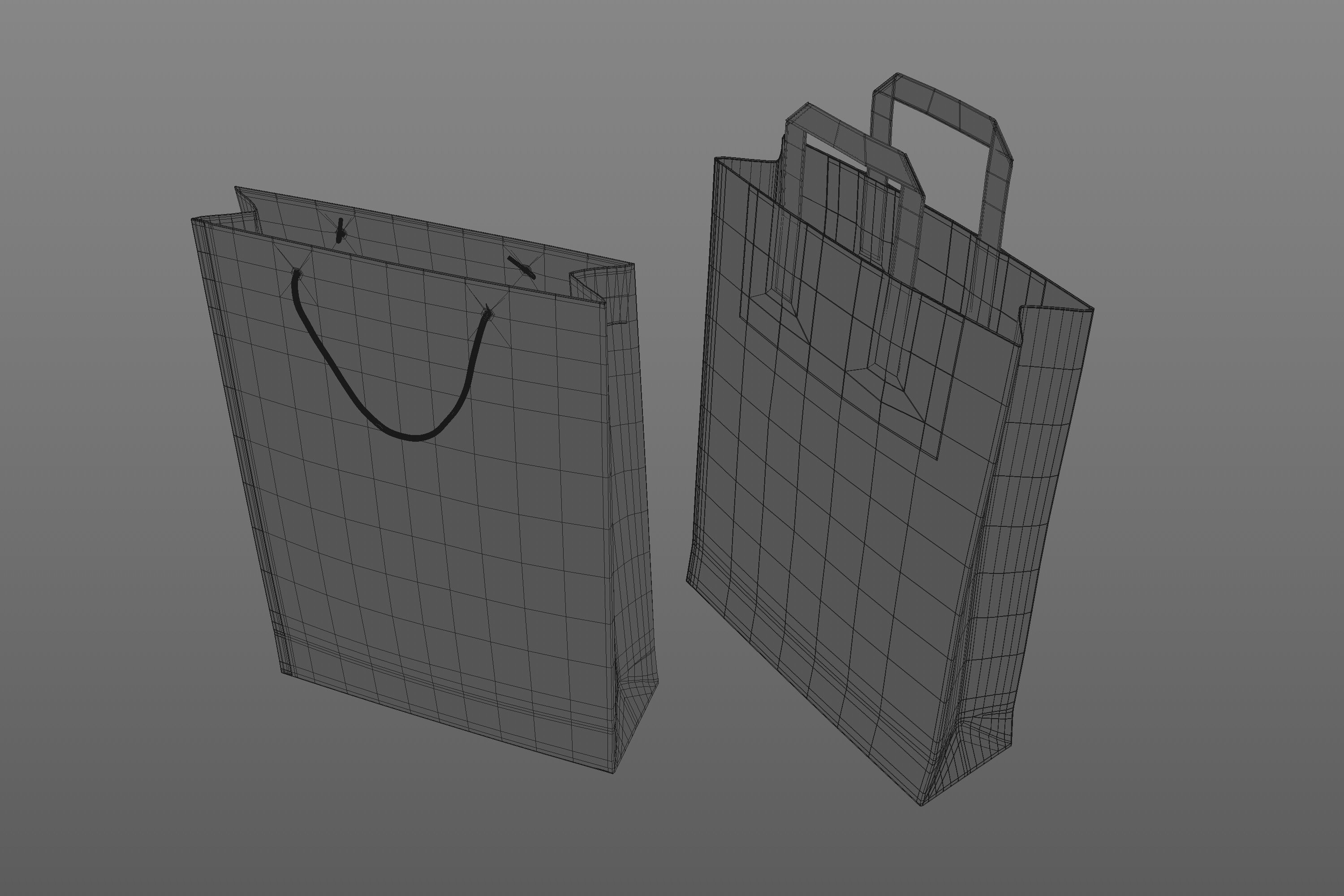 Paper Bags 3D model_7