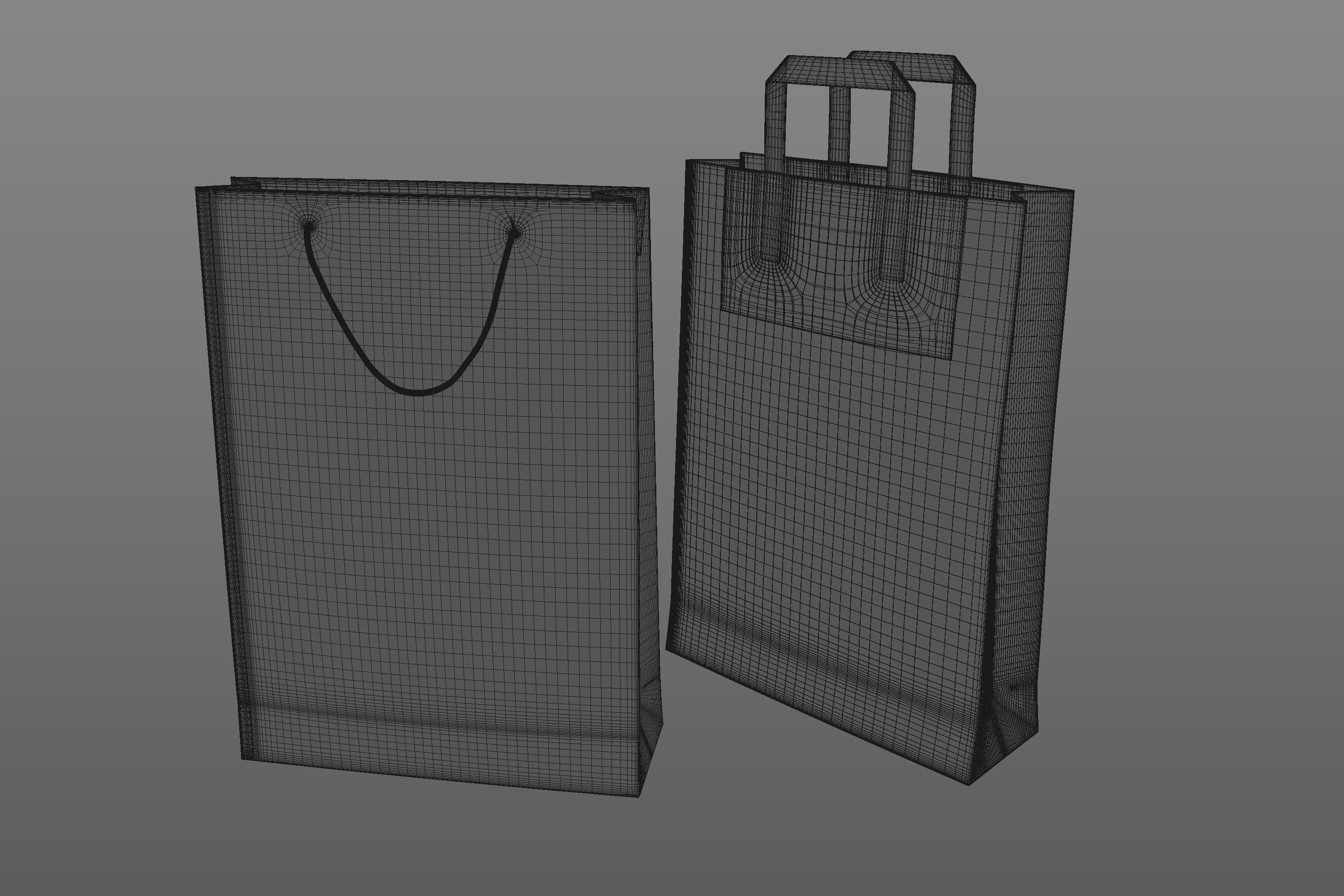 Paper Bags 3D model_6