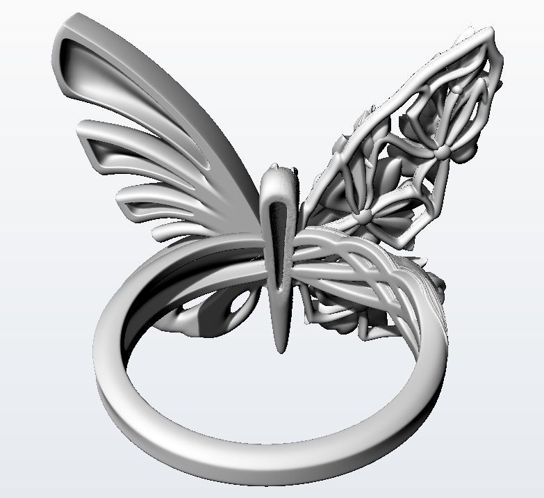 Metamorphosis ring  3D print model_18