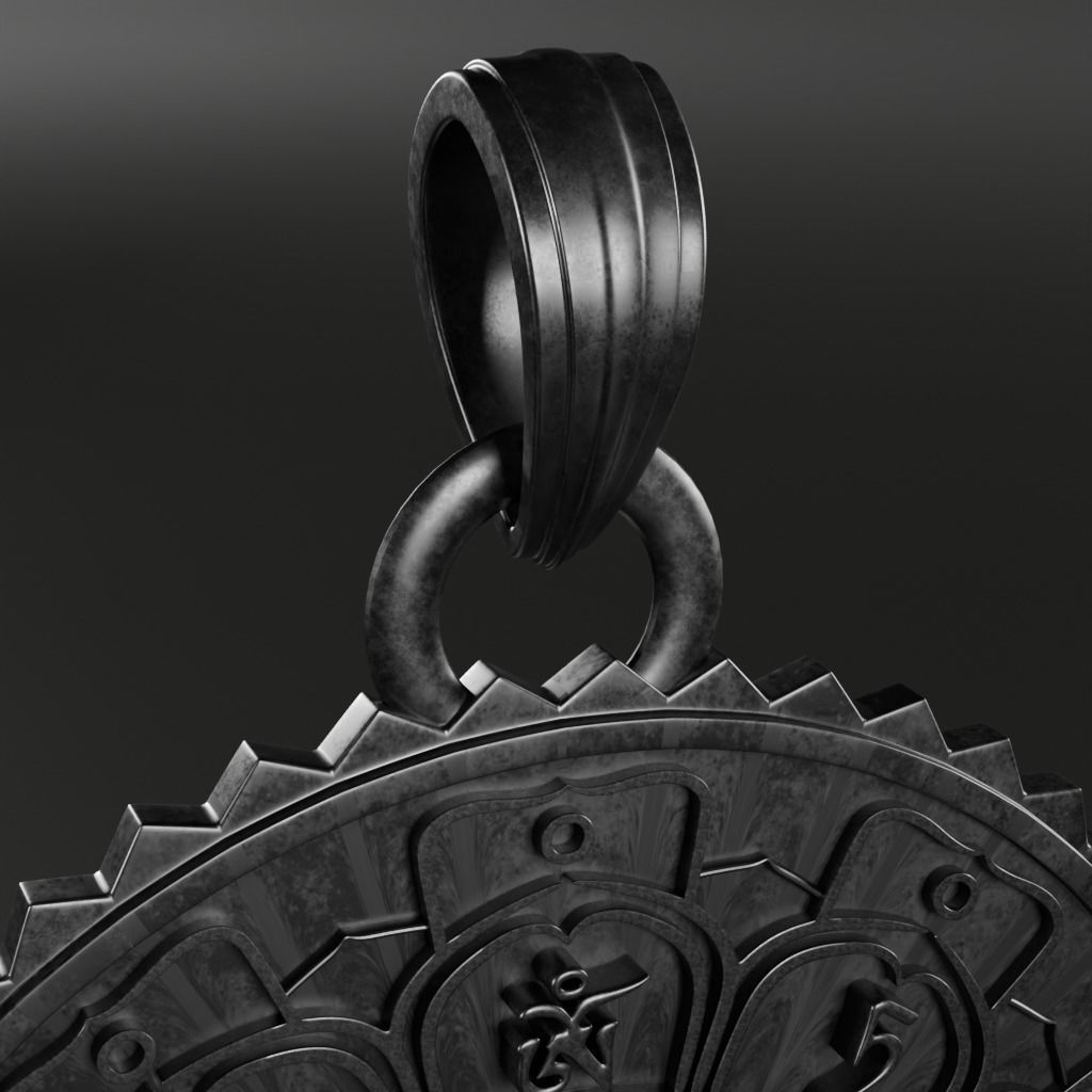 Mantra-om symbol - 3D printable model 3D print model_17