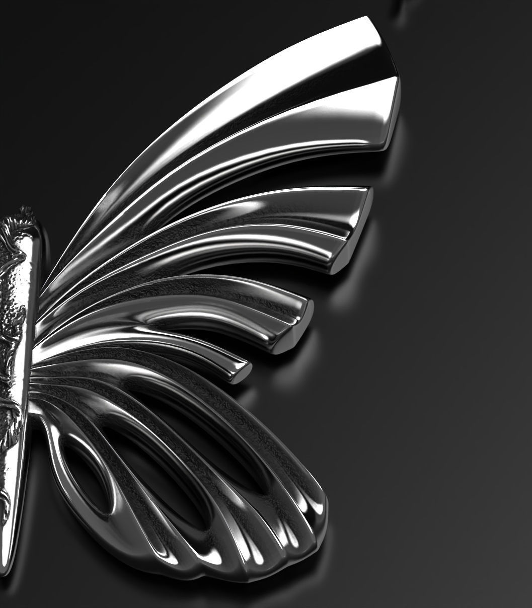 Metamorphosis necklace  3D print model_8