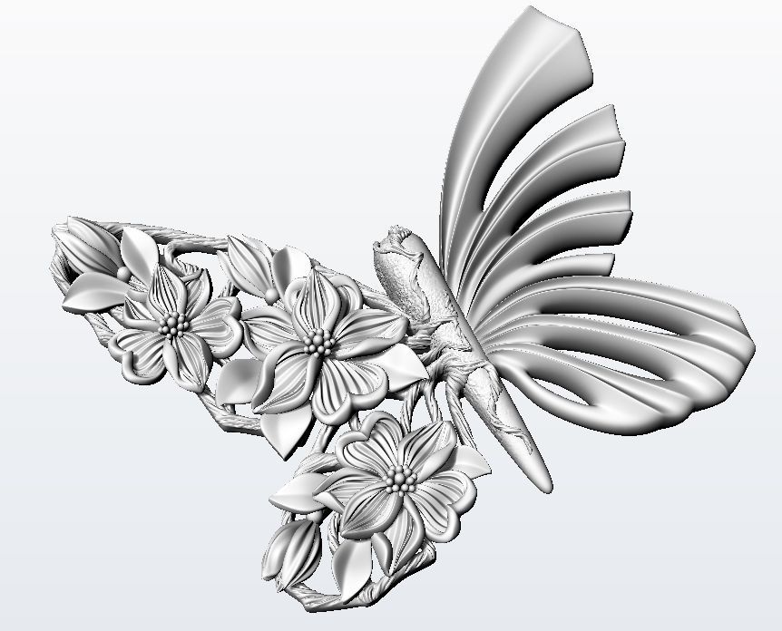 Metamorphosis necklace  3D print model_10