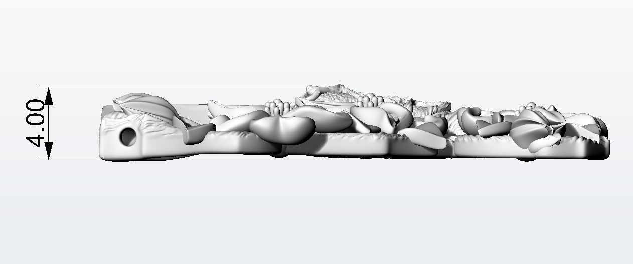 Metamorphosis necklace  3D print model_13