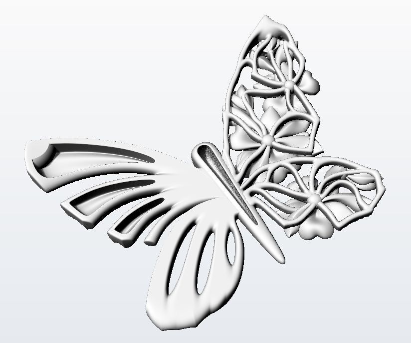 Metamorphosis necklace  3D print model_16