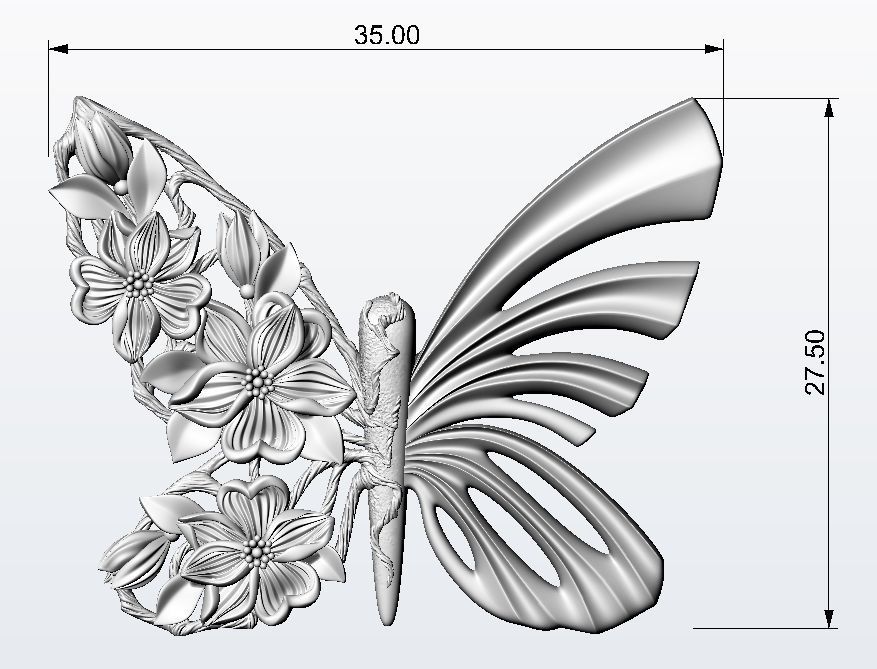 Metamorphosis necklace  3D print model_11