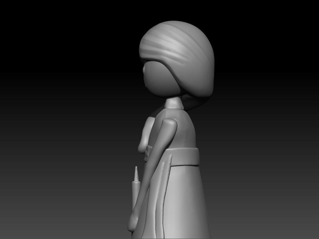 figura comunion 3D print model_3