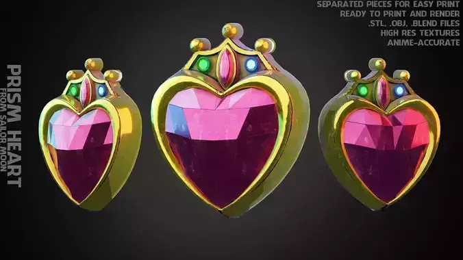 Prism Heart Sailor Moon  for Cosplay 3D print model