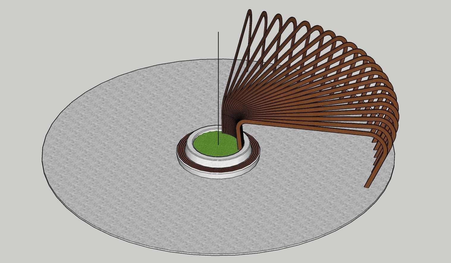 The Modern Pergola Modeled in SketchUp and Rendered with Lumion  3D model_6
