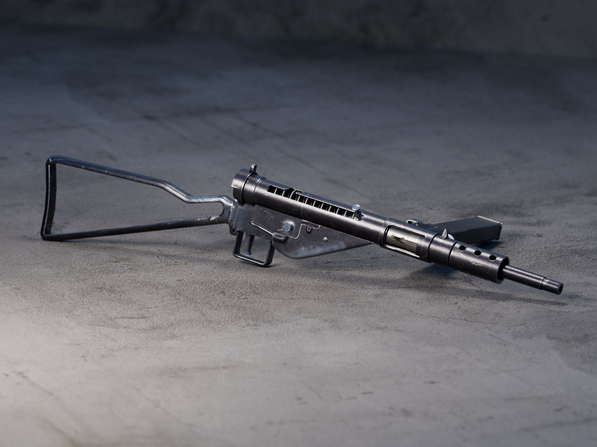 British WWII Weapons Pack 3D Model Collection_7