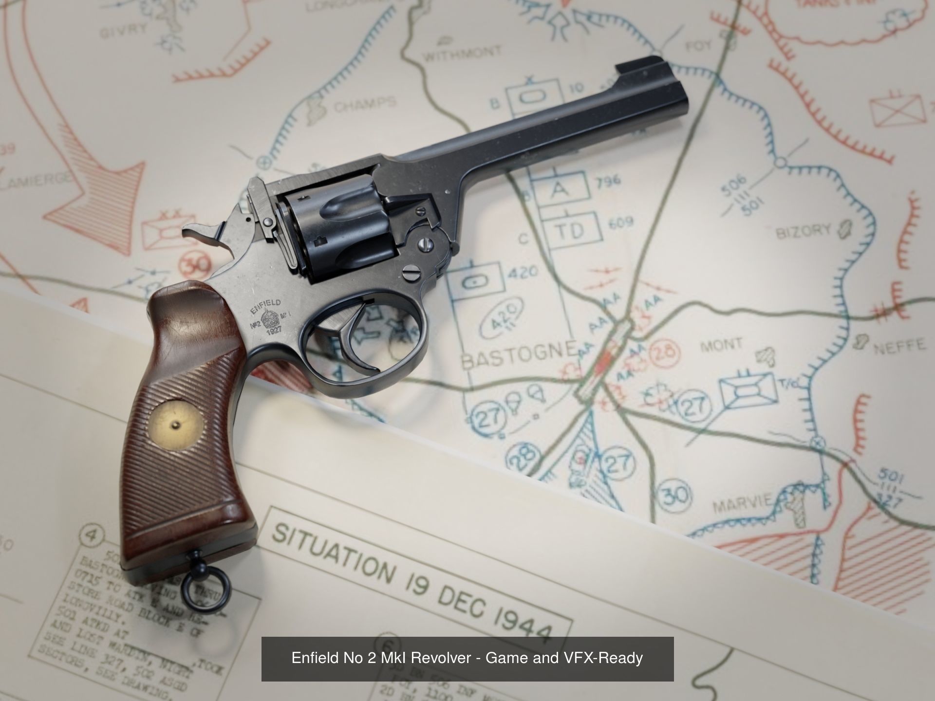 British WWII Weapons Pack 3D Model Collection_10