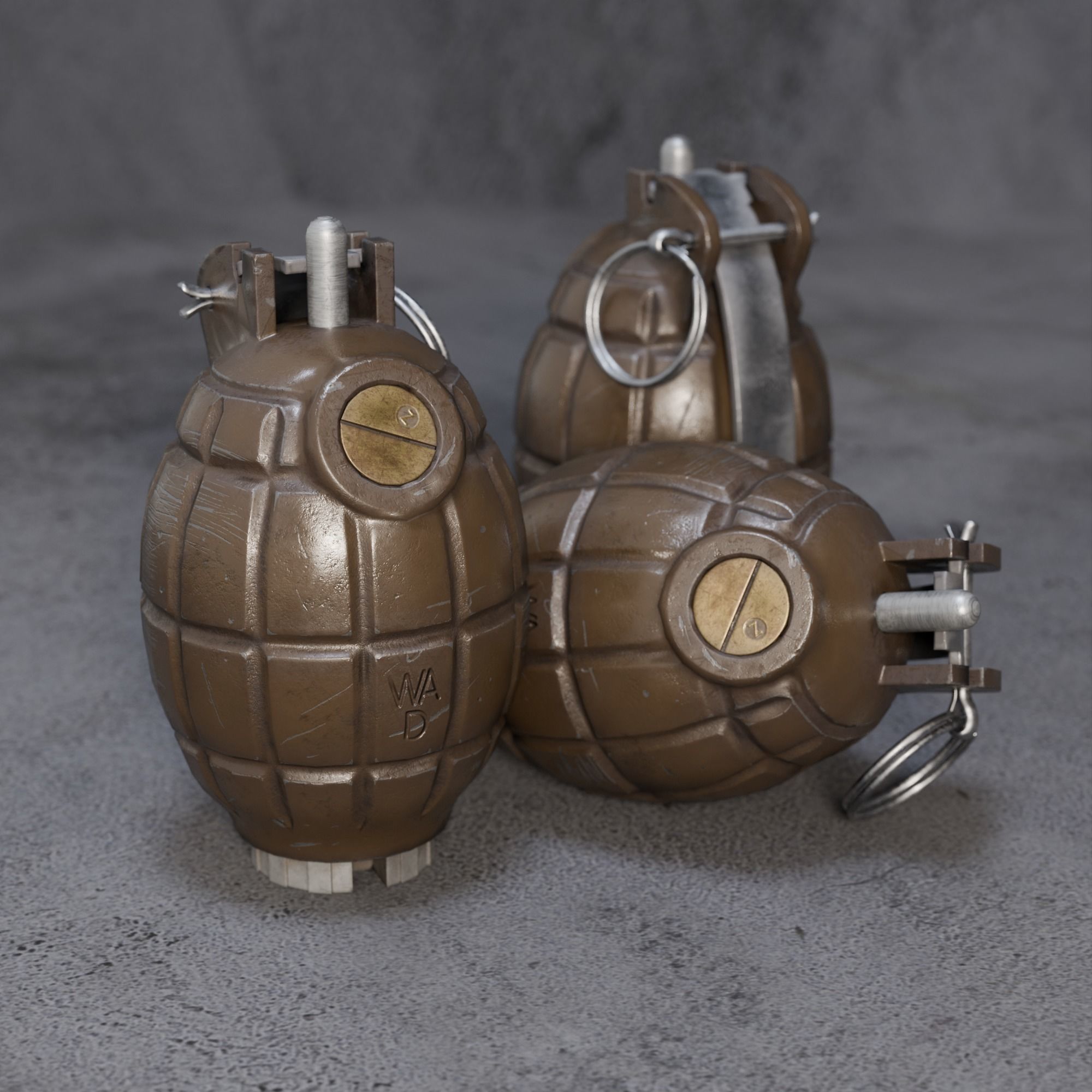 British WWII Weapons Pack 3D Model Collection_2