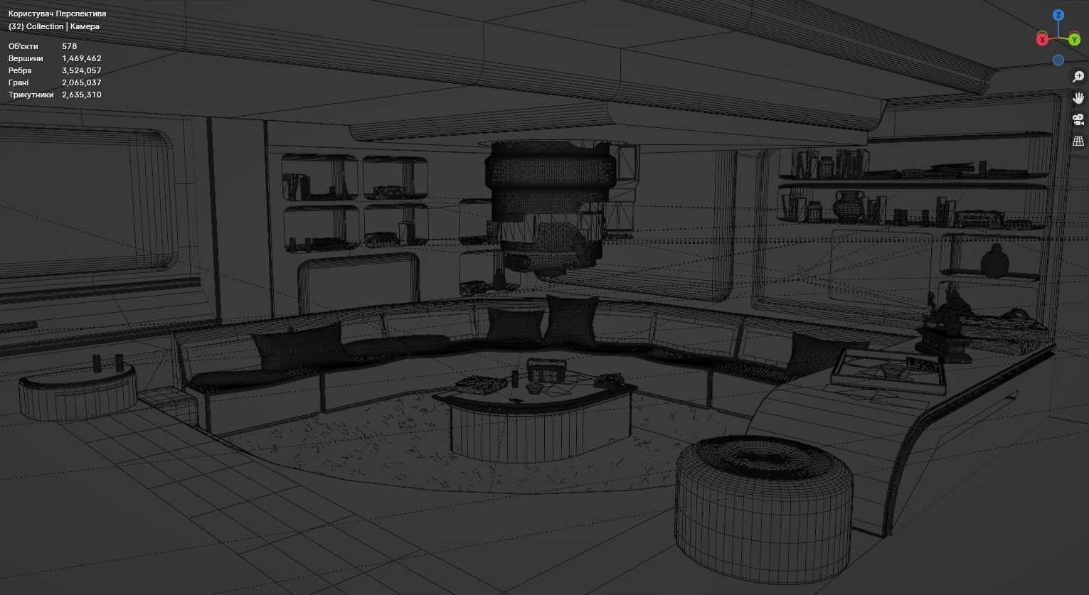 Cyberpunk interior 3D model_20