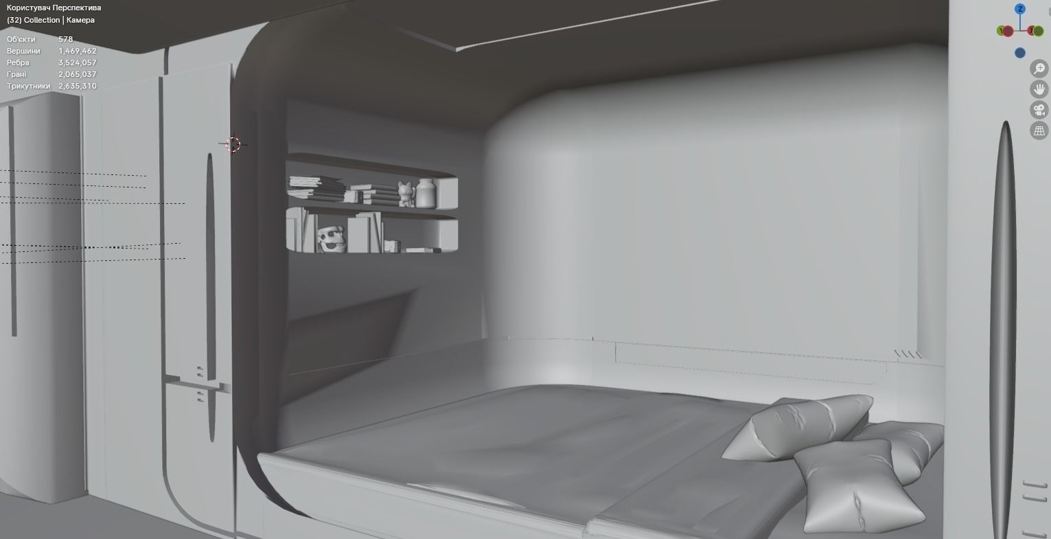 Cyberpunk interior 3D model_15