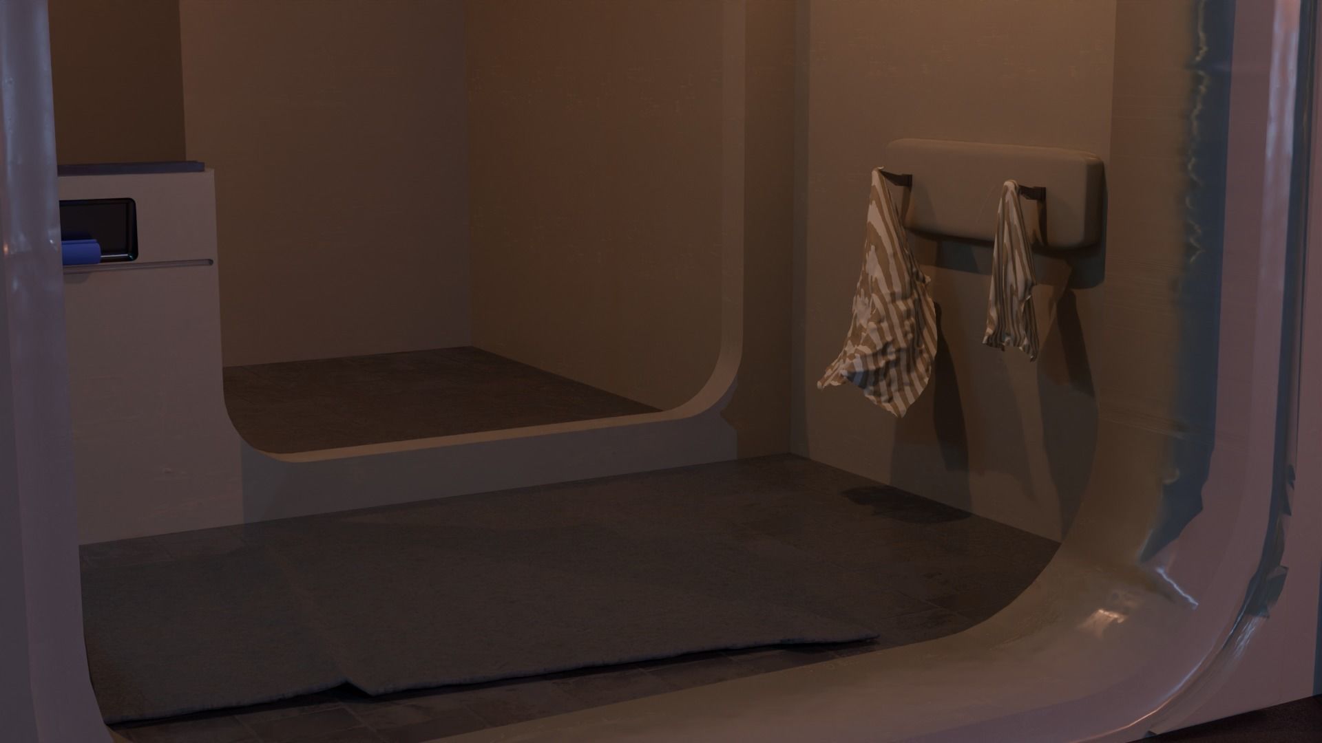 Cyberpunk interior 3D model_9