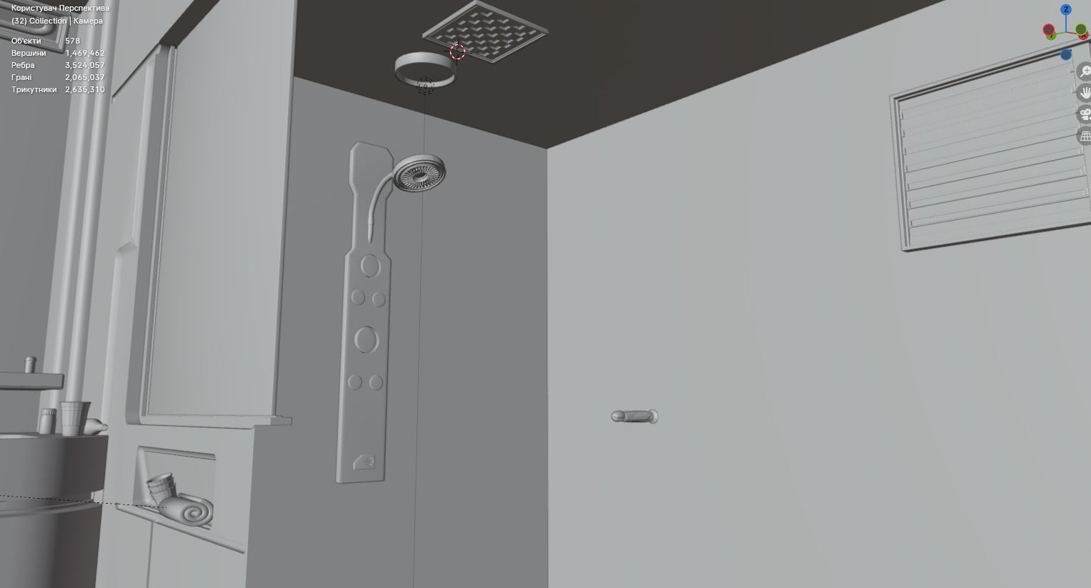 Cyberpunk interior 3D model_16