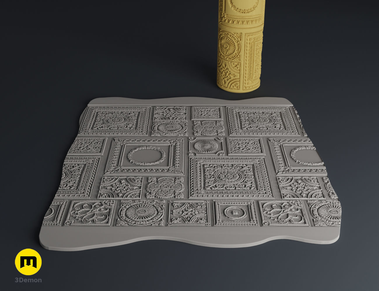 DnD Terrain Rollers Steampunk textures 3D print model