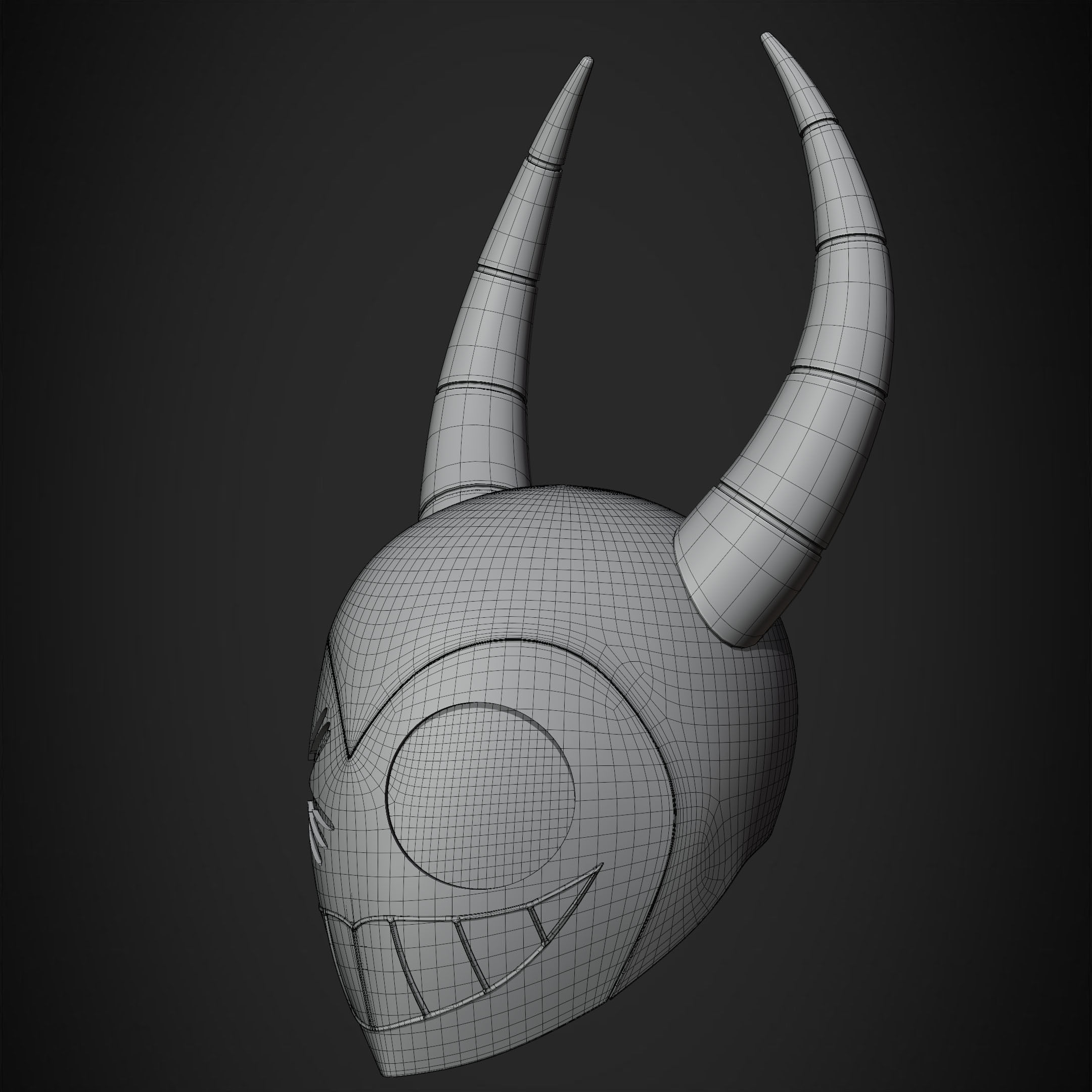 Hazbin Hotel Angel Exorcist Mask for Cosplay 3D print model_22