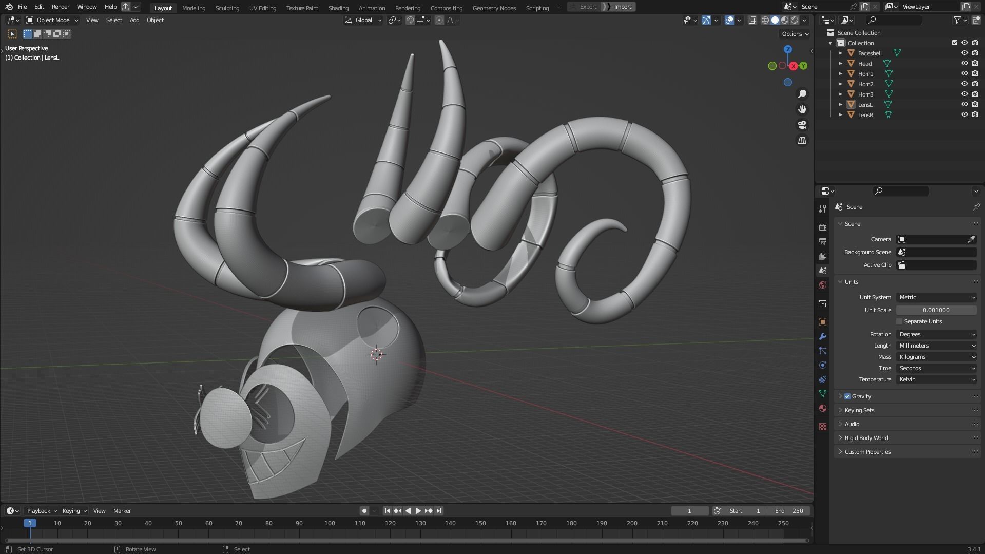 Hazbin Hotel Angel Exorcist Mask for Cosplay 3D print model_11