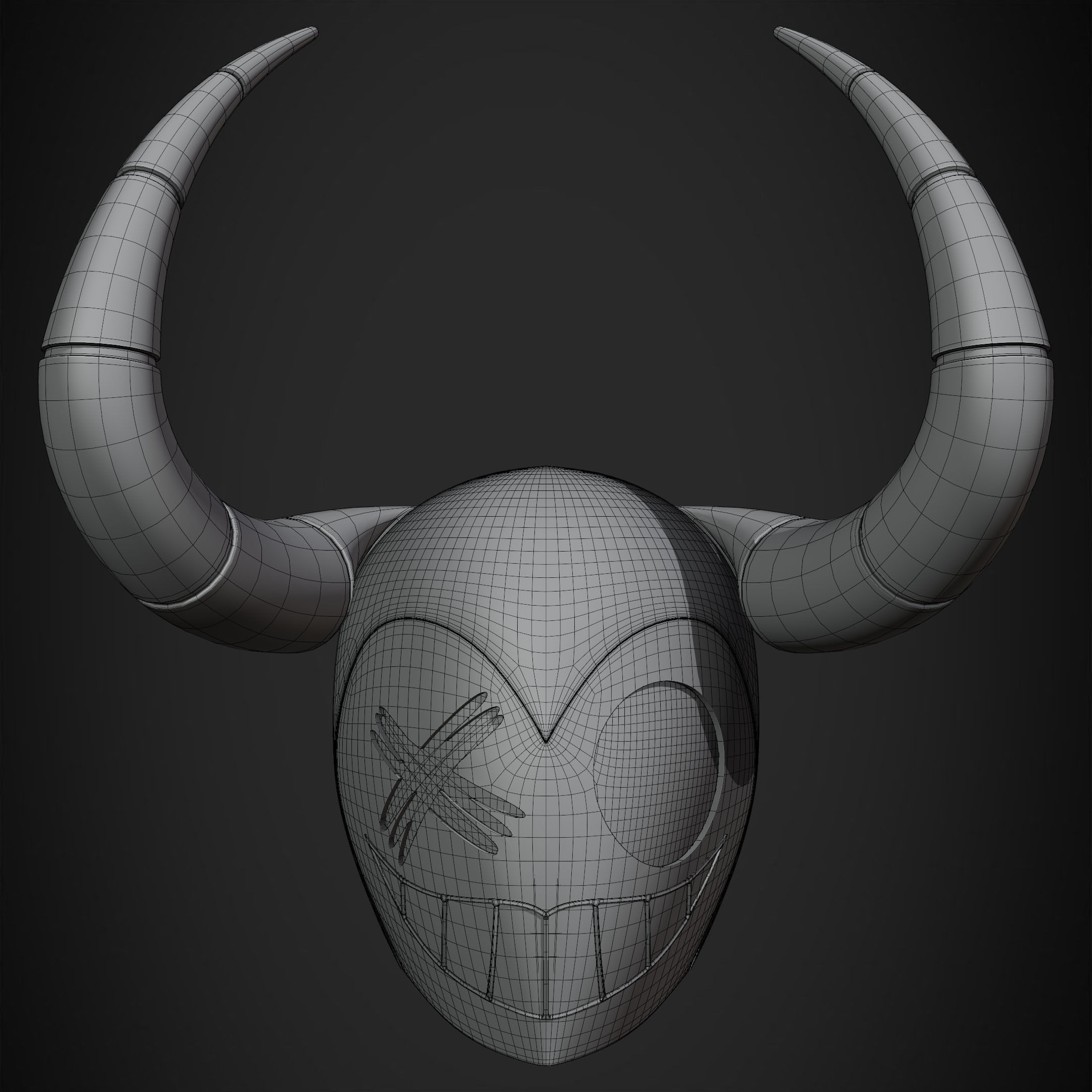 Hazbin Hotel Angel Exorcist Mask for Cosplay 3D print model_20