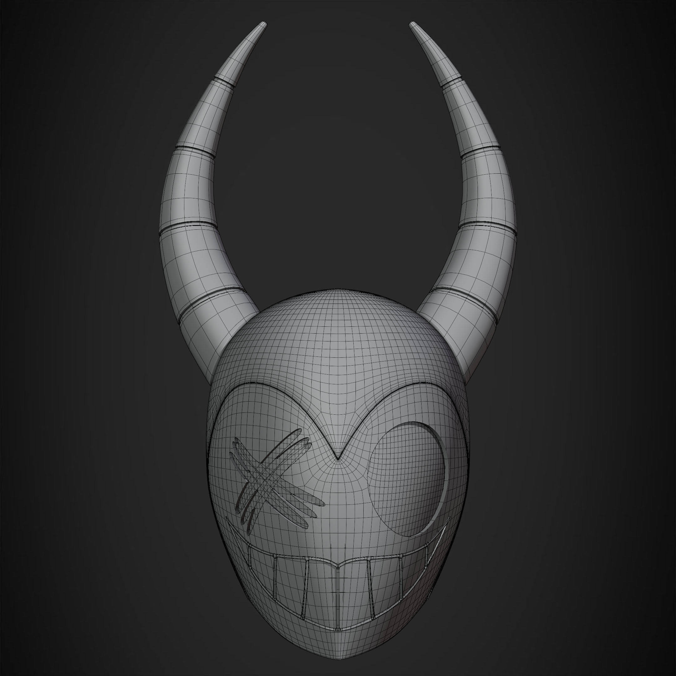 Hazbin Hotel Angel Exorcist Mask for Cosplay 3D print model_16