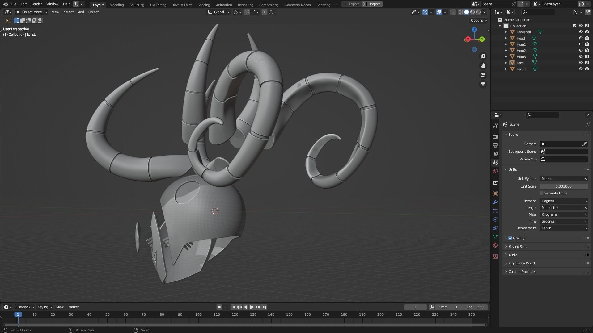 Hazbin Hotel Angel Exorcist Mask for Cosplay 3D print model_12