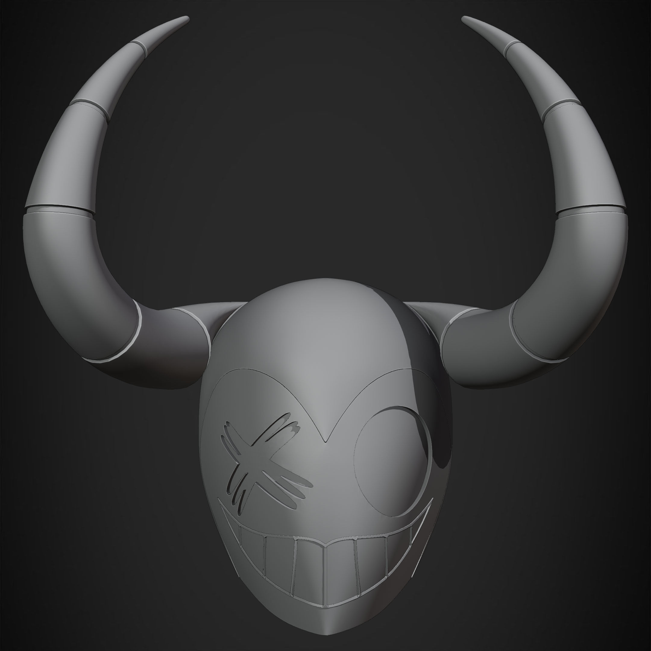 Hazbin Hotel Angel Exorcist Mask for Cosplay 3D print model_19