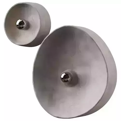 Serax Wall Lamp S M Concrete Chadophe by Patrick Paris