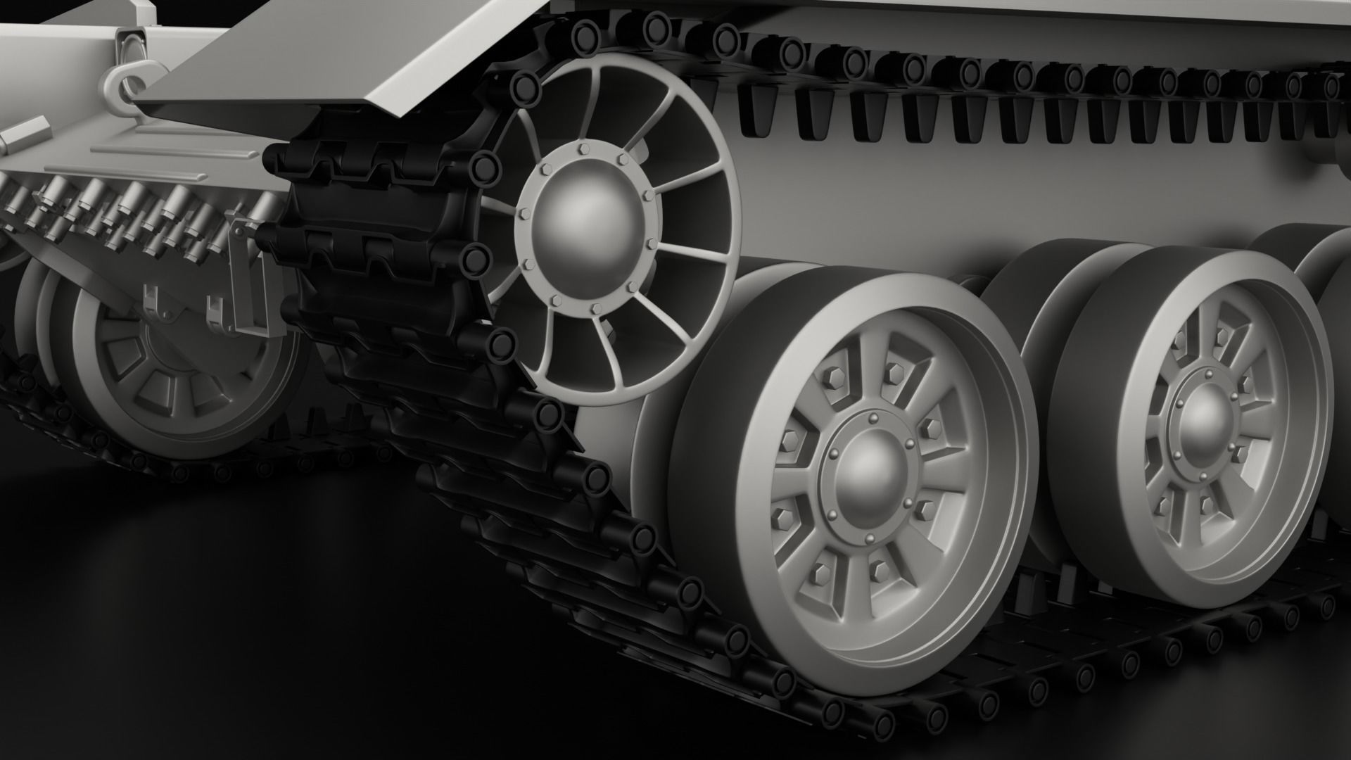 Object 327 Puck self-propelled artillery high-poly rigged 3D model_11