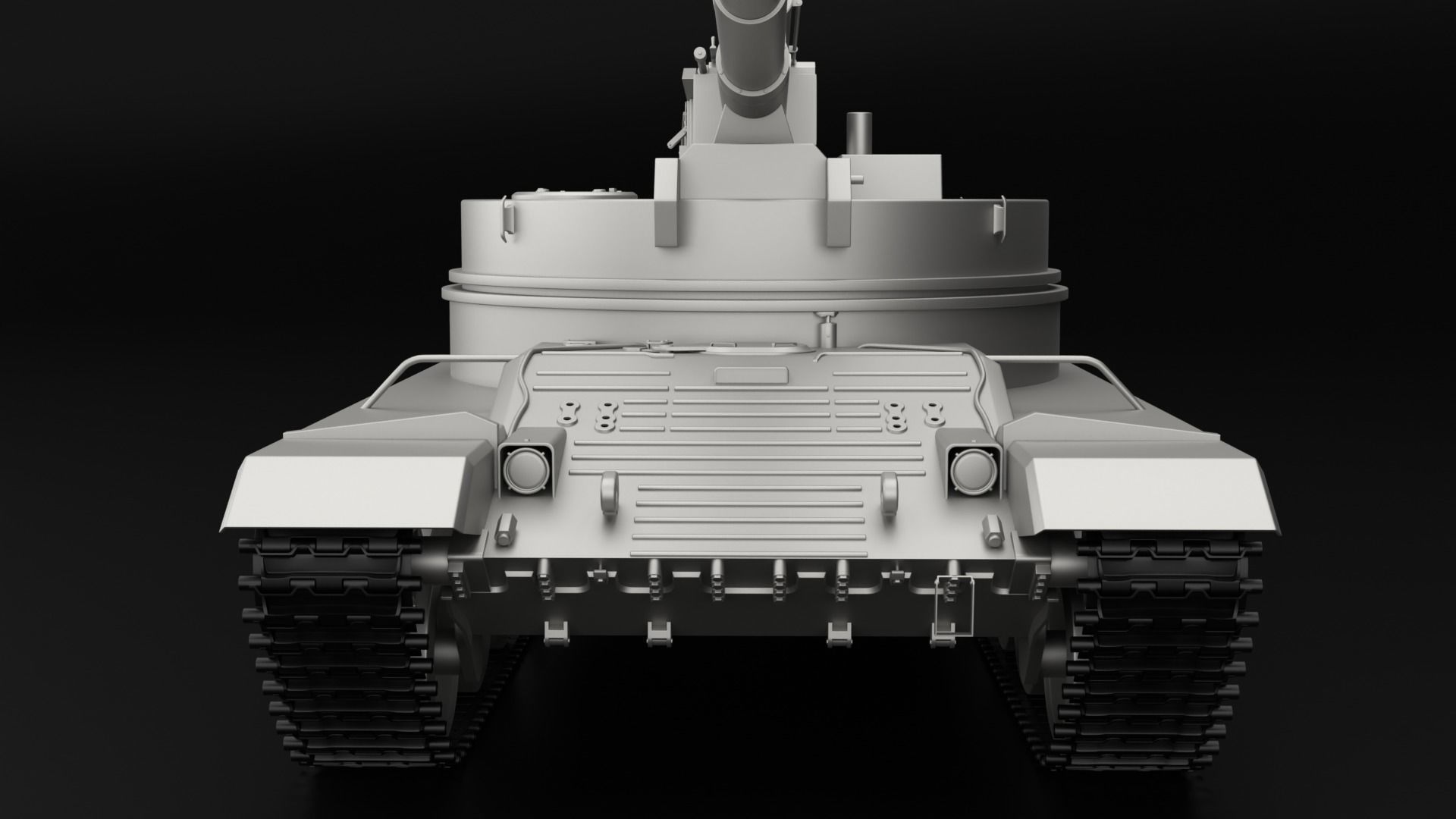 Object 327 Puck self-propelled artillery high-poly rigged 3D model_7