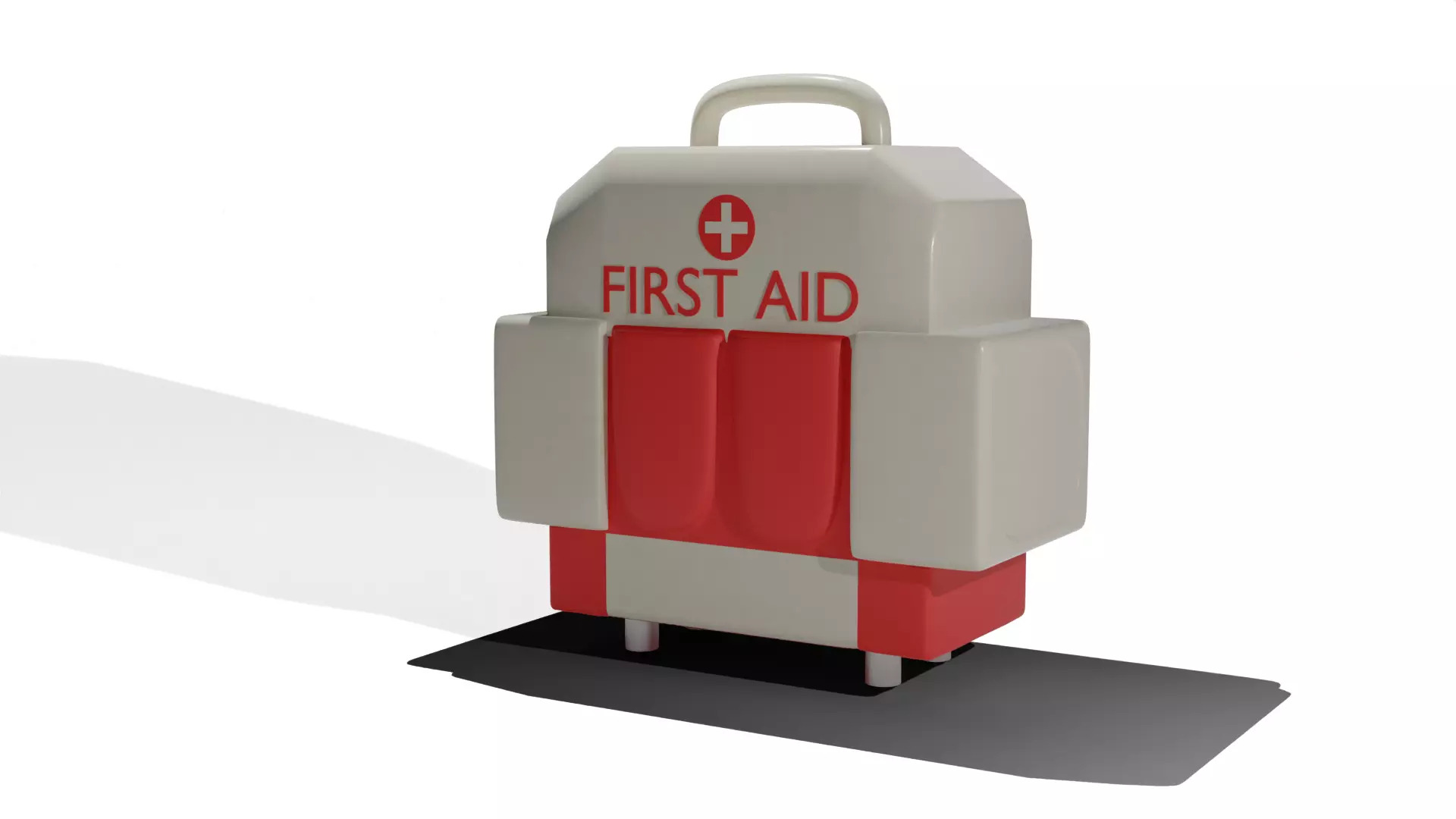 Emergency Kit Box 3D model_0