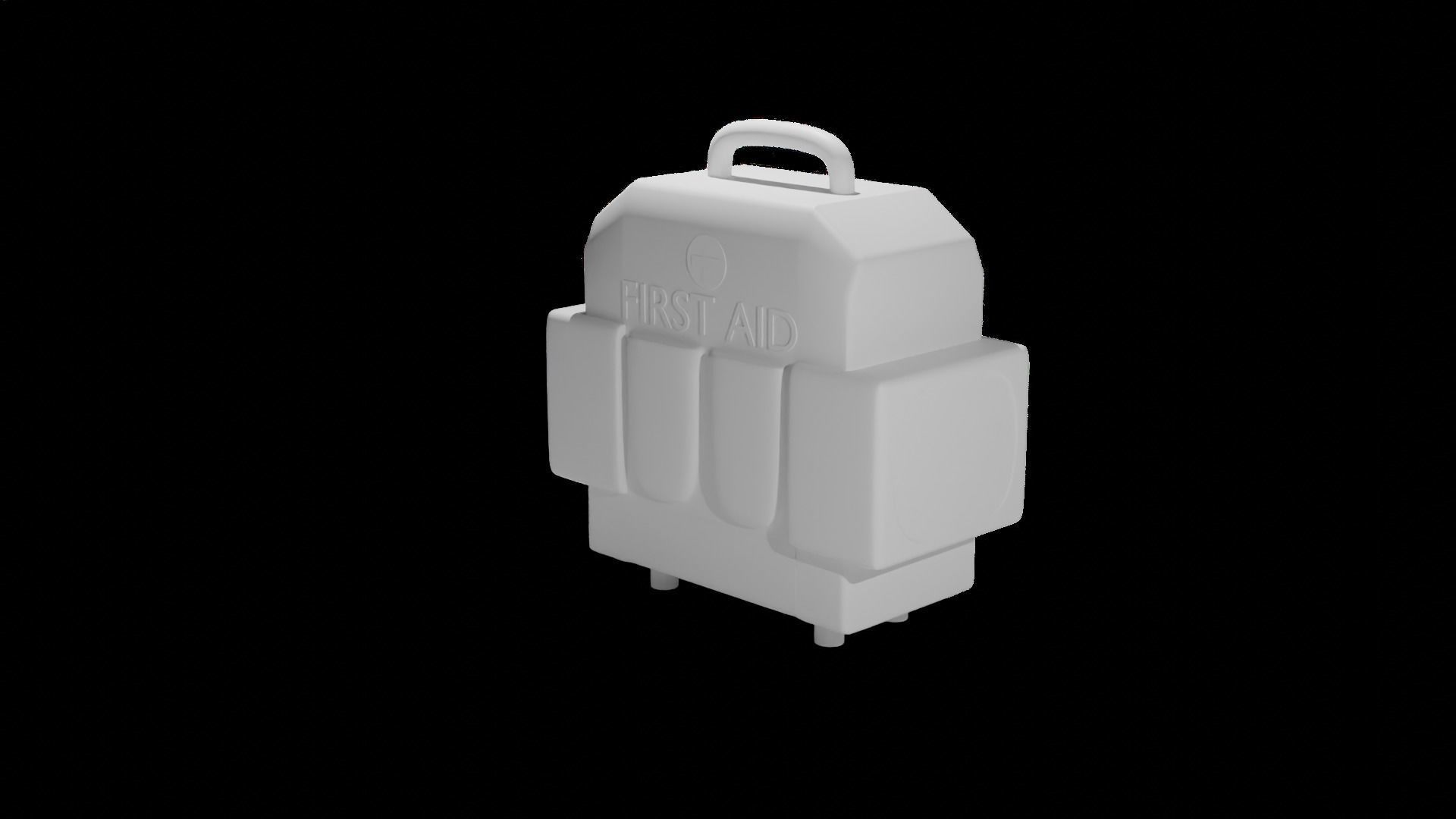 Emergency Kit Box 3D model_5