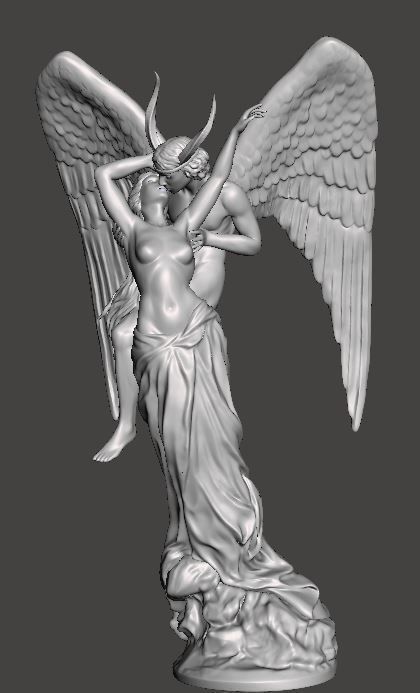 angel-and-devil 3D print model_1