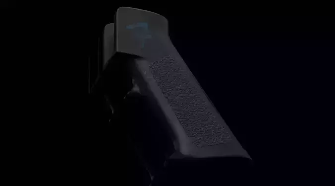 AR-15 A2 Grip Low-poly 3D model