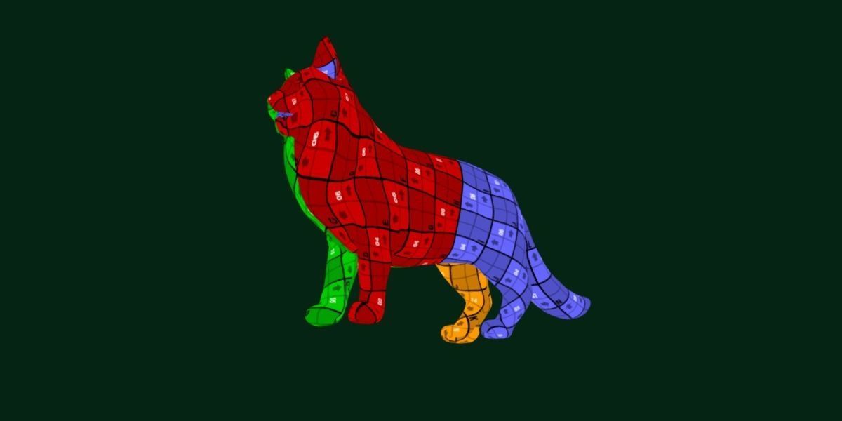 Long-haired Abyssinian Cat 3D model_14