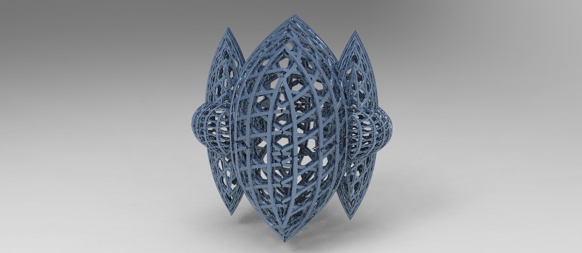 cyberpunk weaved Gangster market grids 3D model_10