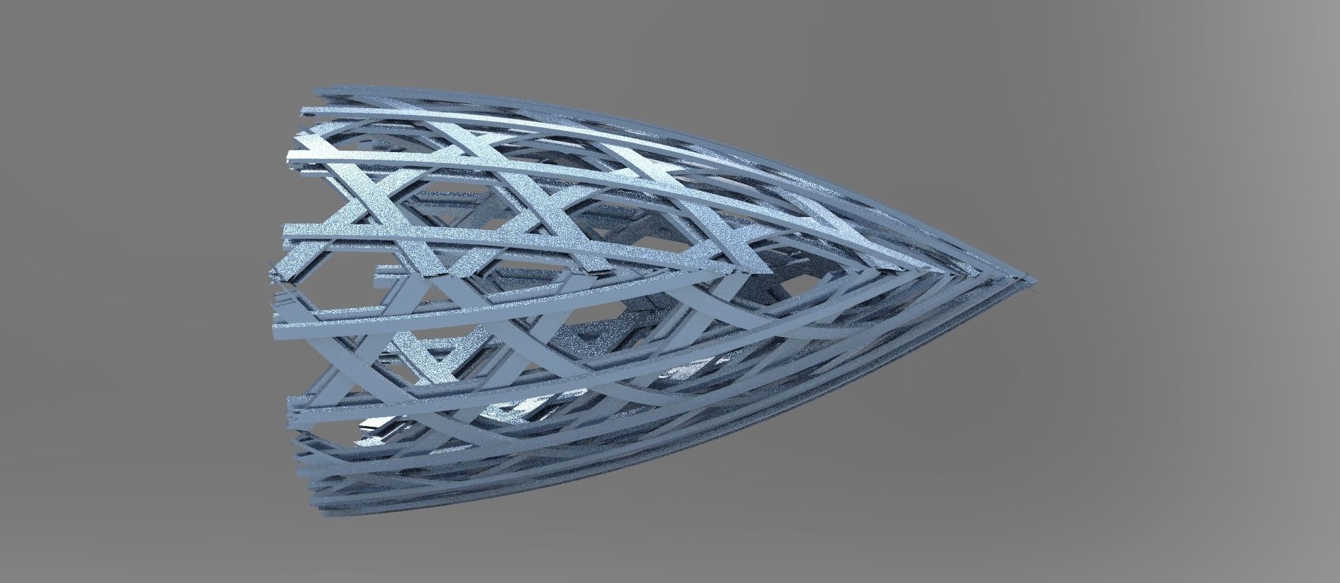 cyberpunk weaved Gangster market grids 3D model_9