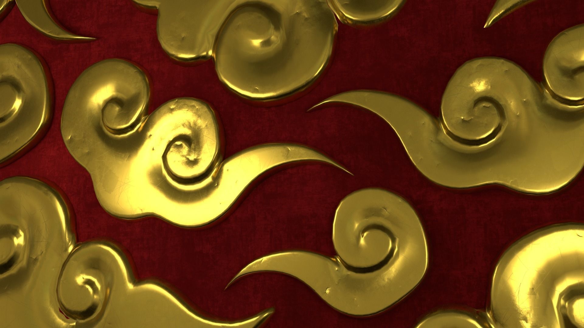 Chinese clouds 3D model | CGTrader