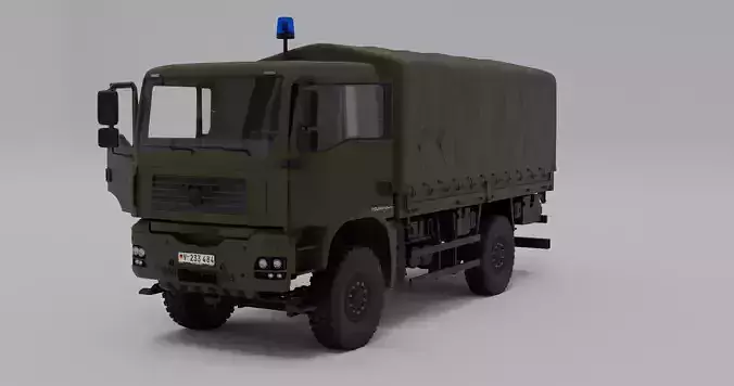 MAN TGA Bundeswehr Military Truck Pack 3D model
