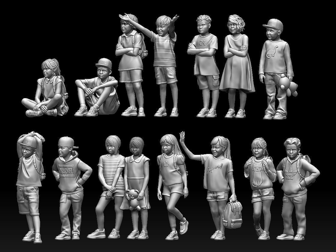 children 3D print model_15